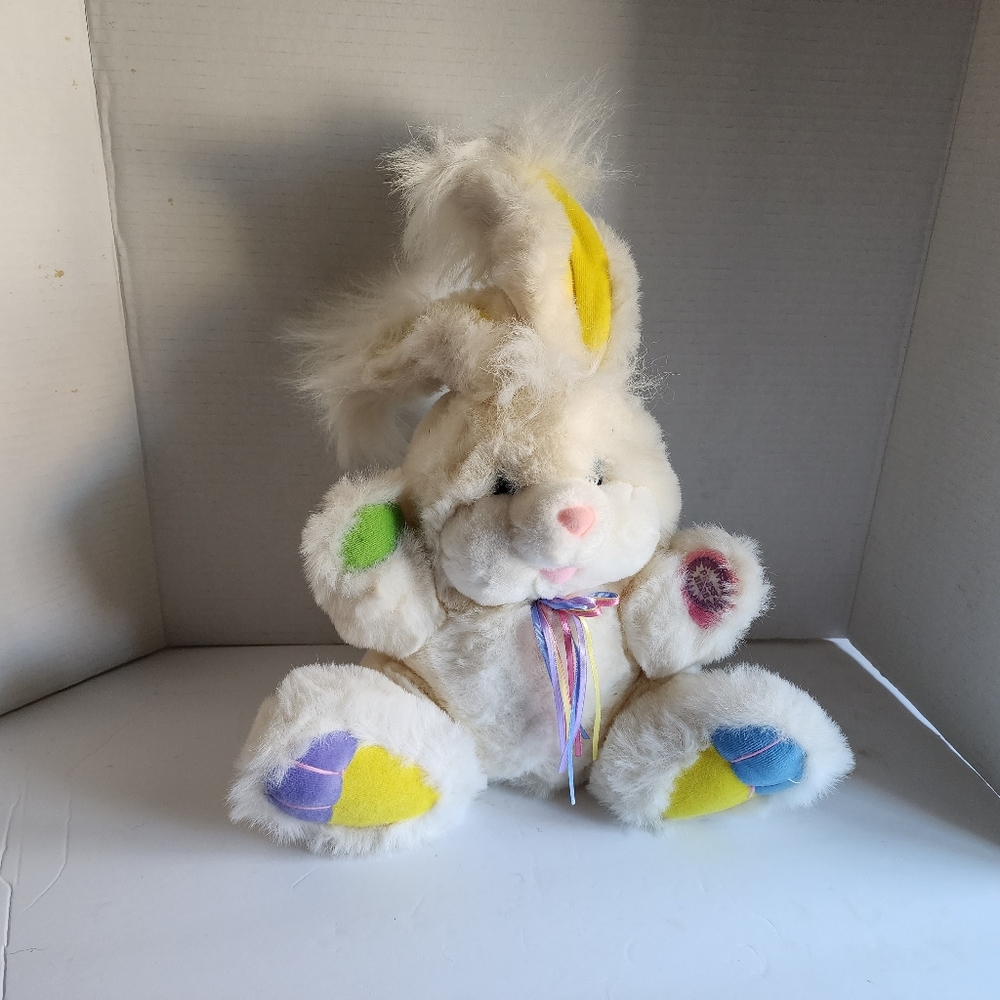 Vintage 1990s Dandee Easter Rabbit Plush (not working!)